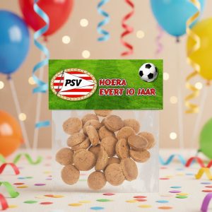 Snoepzak label printable Voetbalclub PSV