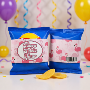 Chips wikkel printable Flamingo C