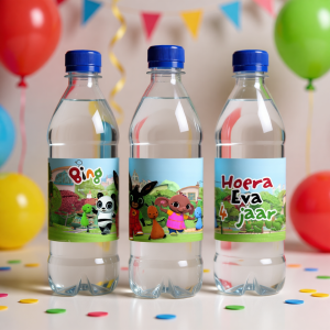 Water/drinkfles etiket printable Bing Bunny